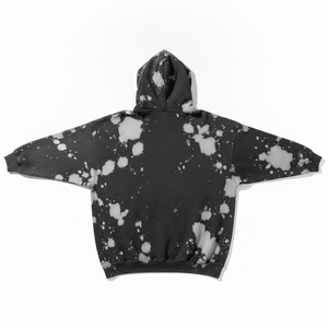 Sweat à capuche oversize en coton épais avec imprimé croix gothique pour homme, en molleton de coton tie-dye, coupe classique, collection automne - Product Image 3