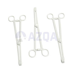 Pinces hémostatiques stériles réutilisables, pinces chirurgicales, pinces médicales, pinces en plastique pour laparoscopie manuelle, procédures médicales - Product Image 5