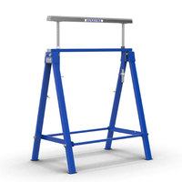 Table de travail portable à chevalet pliant en acier Ausavina AFS3139
