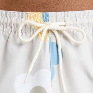 Custom <b>Men</b> Floral Print Beach Shorts Quick Dry Swim <b>Trunks</b> Elastic Waist Summer Casual Swimwear OEM ODM Supplier - Product Image 3