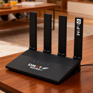 Router WiFi 6 4G LTE para el Hogar DNXT con Tarjeta SIM, Batería de 5000 mAh, 1 Puerto WAN/4 Puertos LAN, WiFi de 300 Mbps, USB Tipo C, Alimentación por CC, para Uso en Oficina - Product Image 1