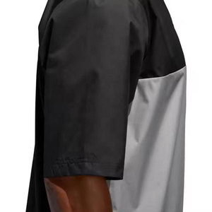 Men Short Sleeve Half-Zip <b>Sport</b> <b>Jacket</b> Color Blocking Lightweight Quick Dry Polyester <b>Summer</b> Outdoor Wear - Product Image 3