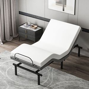 Base de Cama Ergonómica Ajustable con Función de Gravedad Cero, Inclinación de Cabeza y Pies para el Control del Estrés, Control Remoto Inalámbrico con Memoria - Product Image 2