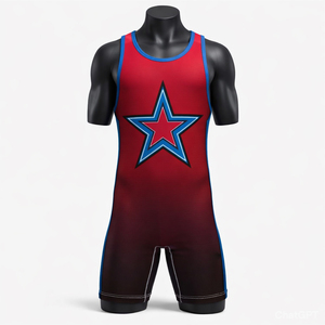 Vente en gros OEM ODM Maillots de lutte professionnels par sublimation pour hommes - Product Image 1