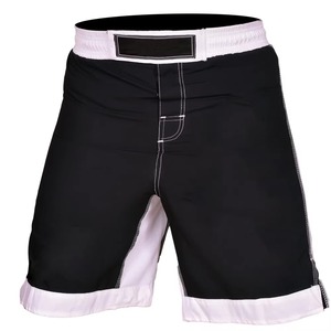 Shorts de sport pour hommes de haute qualité, shorts de combat MMA, nylon/spandex, taille élastique - Product Image 1