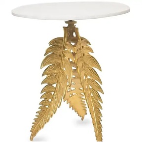 Mesa de Centro Redonda Moderna con Tapa de Vidrio Negro y Estructura de Metal Dorado, Mueble Decorativo para Sala de Estar de Diseño Contemporáneo - Product Image 6