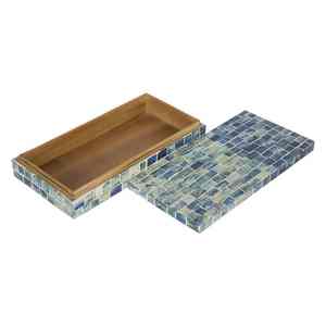 Caja de Joyería Artesanal de Madera y Hueso Natural – Ideal para Guardar Collares, Pulseras, Anillos y Pendientes de la India - Product Image 1