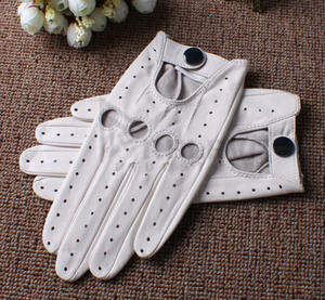 Guantes de Conducción de Cuero para Hombre, Estilo Occidental, con Logotipo Personalizado, para la Vida Diaria de Invierno, Guantes de Conducción de Piel de Ciervo a la Moda - Product Image 2