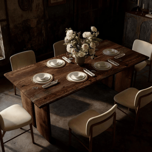 Tavolo da Pranzo Rettangolare Allungabile in Rovere, Stabile e Durevole, Convertibile, Assemblato per Arredamento Sala da Pranzo - Product Image 4