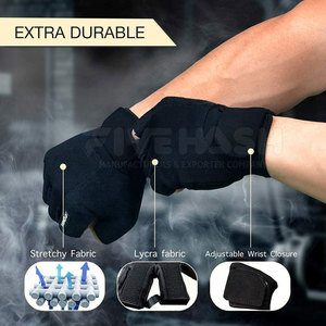 Guantes de Levantamiento de Pesas con Logotipo Impreso a Precio de Fábrica, Guantes de Levantamiento de Pesas Antideslizantes para la Palma de la Mano, Más Vendidos - Product Image 4