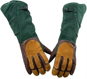 Gants de soudage en cuir robustes à manches longues, résistants à la chaleur, ignifuges, avec coutures en Kevlar, pour soudeurs, vente en gros - Product Image 1