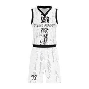 Uniforme de basket-ball de haute qualité Ensemble de maillots sublimés pour hommes avec design personnalisé Tenue de sport d'équipe OEM pour entraînement - Product Image 2