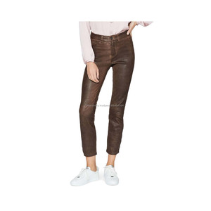 Pantalon legging extensible taille haute léger, écologique, imperméable, 100 % lin, coupe skinny, décontracté et sexy pour femmes et dames - Product Image 4