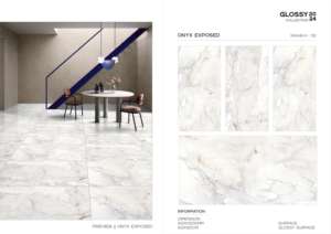 Azulejo de Porcelana Brillante Royalx 600x1200, Formato Grande, Superficie Pulida Premium, para Pared y Suelo, Diseño Interior y Exterior Moderno Plus - Product Image 5