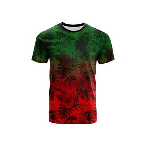 เสื้อยืดคอกลมแขนสั้นผู้ชาย ดีไซน์ลายทางตัดสี ทรงปกติ สไตล์ลำลอง ผ้าถัก - Product Image 1