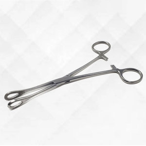 Pinzas Rectas de Acero Inoxidable con Bloqueo para Colocación de Joyería Corporal y Piercing Profesional - Product Image 1