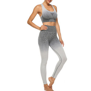 Conjunto Deportivo de 2 Piezas para Mujer, Leggings de Yoga Transpirables y Sujetador Deportivo Sin Costuras, Personalizado, con los Mejores Servicios OEM - Product Image 2