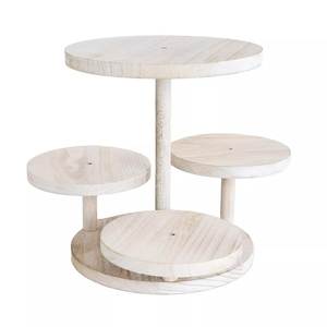 Support à gâteau multi-niveaux en bois, fait main, écologique, compatible lave-vaisselle, forme personnalisée, AZ ENTERPRISES, présentoir à desserts - Product Image 4