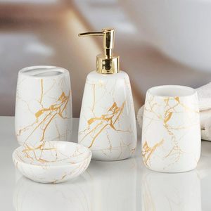 Luxury White Marble Eco-Friendly Durable <b>Bathroom</b> <b>Set</b> Modern Minimalist <b>Accessories</b> Perfect for Home Resort Stylish <b>Bathrooms</b> - Product Image 5