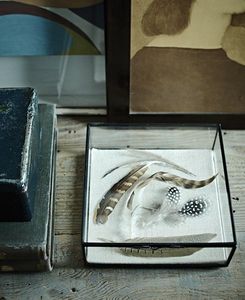 Metal & Glass Jewelry Boxes With Metal Frame For Jewelry Organizers And Decorative Use Customized Glass Jewelry Boxes - Product Image 4