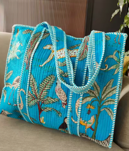 Bolsa de Playa de Algodón con Estampado Animal, Ecológica, Multiusos, para Compras y Viajes, de Gran Capacidad, Bolso de Hombro de Moda para Mujer - Product Image 5
