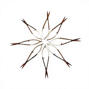 Ciseaux à ressort en acier inoxydable de haute qualité, couleur or rose, pour la beauté, la manucure, la coupe des sourcils, étiquette privée personnalisée - Product Image 1