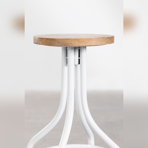 Vandana Amber Flow High Wood <b>Stool</b> Zyner - Product Image 3