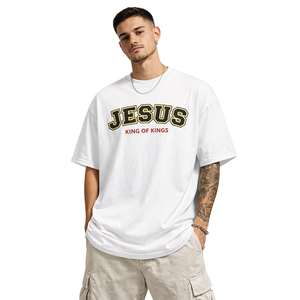 Camiseta de Verano Casual para Hombre, de Alta Calidad, Talla Grande, Blanca, 100% Algodón, Ecológica, Antiarrugas, de Secado Rápido, Estilo Urbano - Product Image 2