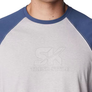 T-shirts élégants à coupe ajustée et manches raglan, unis, pour usage extérieur, fabriqués au Pakistan. - Product Image 5