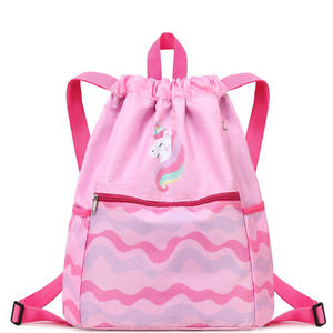 Wholesale Polyester Sublimation Drawstring <b>Bags</b> Custom Logo Gym Backpack Sports Travel Promotional <b>String</b> <b>Bag</b> - Product Image 3