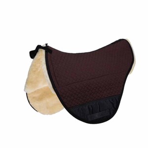 Almohadilla de montar multiusos con forro de piel de oveja y interior de lana para equitación - Product Image 1