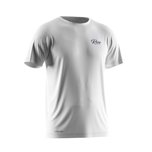 Camiseta Deportiva Larga para Hombre, de Algodón/Fibra de Bambú, 260g, Impresión Digital, Diseño en Blanco, Ecológica - Product Image 4