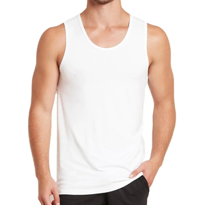 เสื้อกล้ามกีฬาแบบขายส่ง OEM ผลิตตามสั่ง ทำจากโพลีเอสเตอร์รีไซเคิล แห้งเร็ว สำหรับโรงงานผลิตเสื้อผ้าออกกำลังกาย - Product Image 5