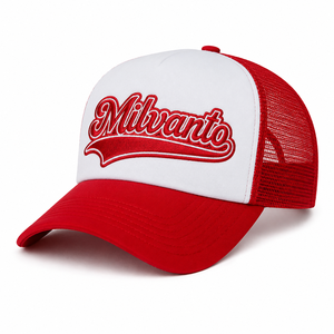 Nueva Gorra Trucker con Bordado Personalizado, Gorra de Béisbol de 5 Paneles con Malla y Visera Curva, Transpirable y de Primera Calidad para Hombre - Product Image 1
