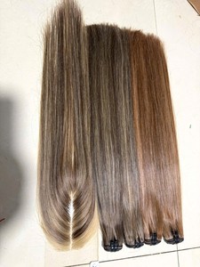 ¡Super Oferta! Extensiones de Cabello Natural Remy 100% Virgen a Granel, Doble Trama a Máquina, Sin Costuras, Color Piano, de 6 a 32 Pulgadas - Product Image 2