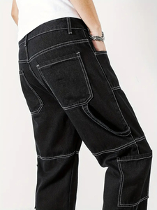 Pantalon cargo pour homme, style tendance, très demandé, best-seller, respirant, séchage rapide, coton, logo de la marque - Product Image 4