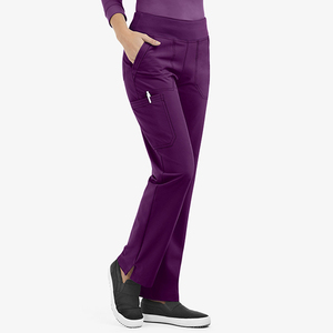 Custom Color Wholesale Summer Wear Trouser Breathable Nursing Women Pants Stretchable Heavyweight Baggy Woven Fabric Needle - Product Image 1