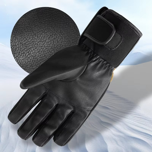 Gants de ski d'hiver pour hommes et femmes, en velours épais, imperméables et coupe-vent, résistants au froid, pour les sports de plein air et le cyclisme - Product Image 4