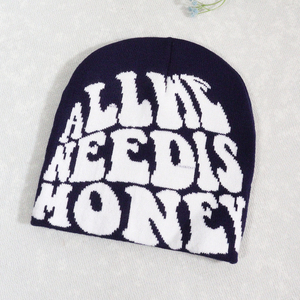 100% Acrylic <b>Winter</b> <b>Hats</b> Custom Jacquard Knitted Beanie <b>Hat</b> Knitted Skull Beanie high quality - Product Image 3