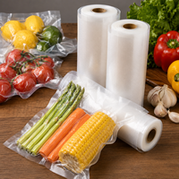 Voedselveilige vacuümzakken op rol, waterdicht en hersluitbaar voor het bewaren van verse groenten en fruit