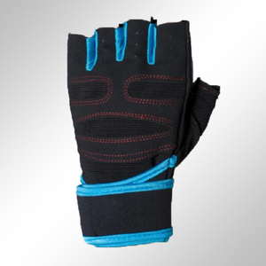 Lightweight Professional Wholesale Custom Half-finger PU Leather Weightlifting <b>Gloves</b> for Men-Waterproof Breathable Closure Gym - Product Image 3