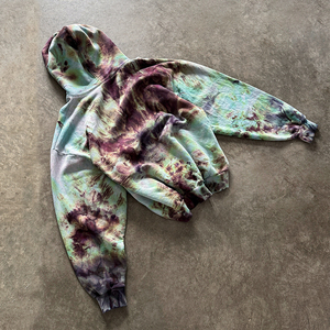 Sudadera con capucha extragrande con estampado tie-dye personalizado Glory para ropa urbana, 100% algodón, calidad premium, OEM, sudaderas al por mayor para unisex - Product Image 2