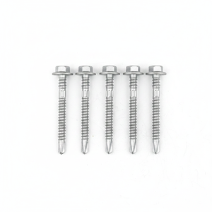 Self-Drilling Screws Washer Head Zinc/Hot-Dip Galvanized Carbon Steel Class 8 Metric/Inch Standard Thread Full-Length - Product Image 1