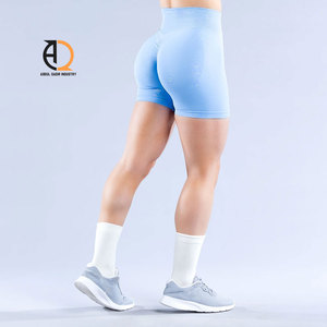 Shorts décontractés taille haute pour filles, shorts en jersey pour femmes avec poches - Product Image 2