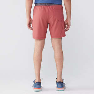 กางเกงขาสั้นสีชมพูเรียบแบบสั่งทำพิเศษสำหรับผู้ชายที่ได้รับความนิยมสูงสุด กางเกงออกกำลังกายสำหรับผู้ชายที่น้ำหนักเบาและระบายอากาศได้ดี - Product Image 3