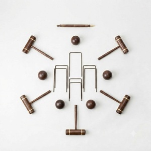 Équipement de sport pour pelouse de jardin, jeu familial professionnel, construction en bois dur de qualité supérieure, conception durable et performante - Product Image 3