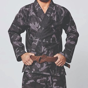 Ensemble d'arts martiaux camouflage pour hommes, coupe régulière, durable, vêtements d'arts martiaux mixtes pour adultes, impression par transfert par sublimation - Product Image 4