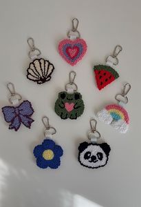 Llaveros Personalizados Hechos a Mano, Llaveros Premium con Parche Personalizado, Llaveros Bordados de Recuerdo, Regalo Personalizado, Llavero Bordado - Product Image 6