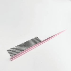 Peine de Cola de Rata de Metal Rosa Resistente, Peine de Sección de Cabello al por Mayor, Dientes Finos, Proveedor - Product Image 2