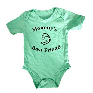 Venta directa de fábrica, peleles de algodón orgánico certificados GOTS para bebés, niños, ropa ecológica para niños con monos con botones a presión - Product Image 1
